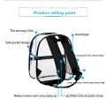 PVC large capacity fashion personality backpack PVC student fashion backpack